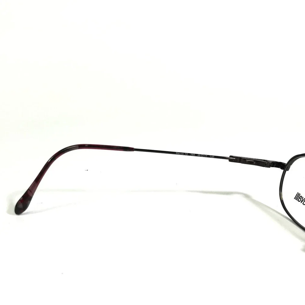 Roberto Cavalli Eyeglasses Frames Bacco 12 763 Grey Round Full Rim 48-17-140